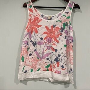 J. Crew Floral Sleeveless Top - Multicolor Women's Size XS